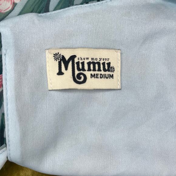 Show Me Your MuMu Riri Romper Hanalei Dream Ruffle Hem Crossover Top Size M - Picture 5 of 7